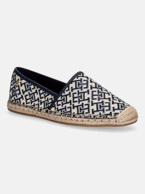 Tommy Hilfiger espadryle damskie TH MONOGRAM JACQUARD ESPADRILLE - zdjęcie produktu nr 1