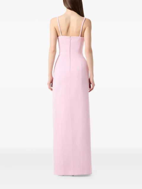 Blumarine crystal-embellished maxi dress - Pink