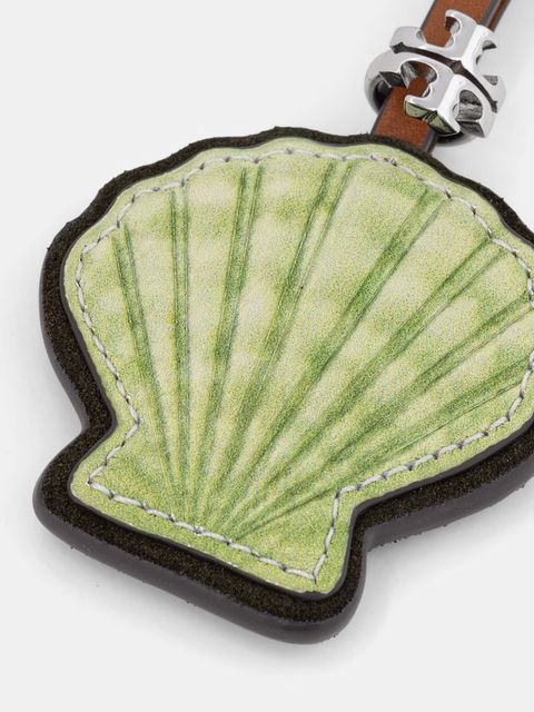 Tory Burch brelok skórzany Shell - zdjęcie produktu nr 1