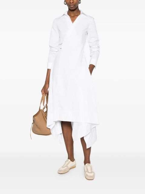 LOEWE V-neck midi dress - White - zdjęcie produktu nr 2