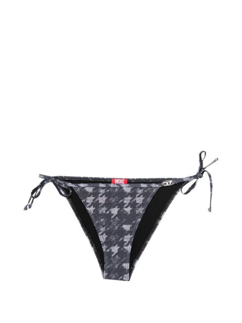Diesel houndstooth tie-side bottoms - Black - zdjęcie produktu nr 1