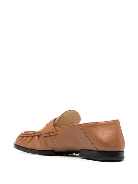Tod's chain-link detail loafers - Neutrals