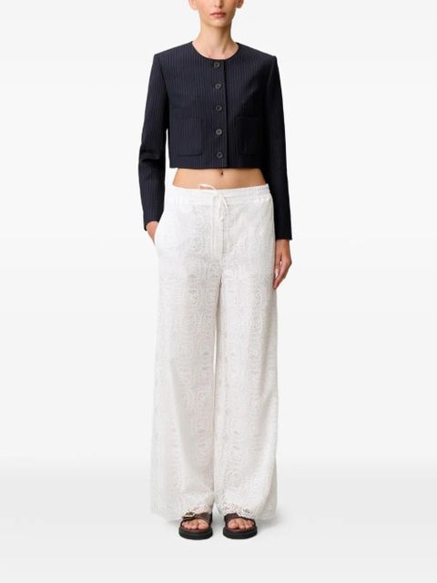 Claudie Pierlot lace drawstring trousers - White - zdjęcie produktu nr 2