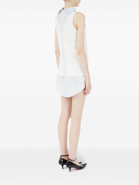 Maison Margiela cotton tank top - White