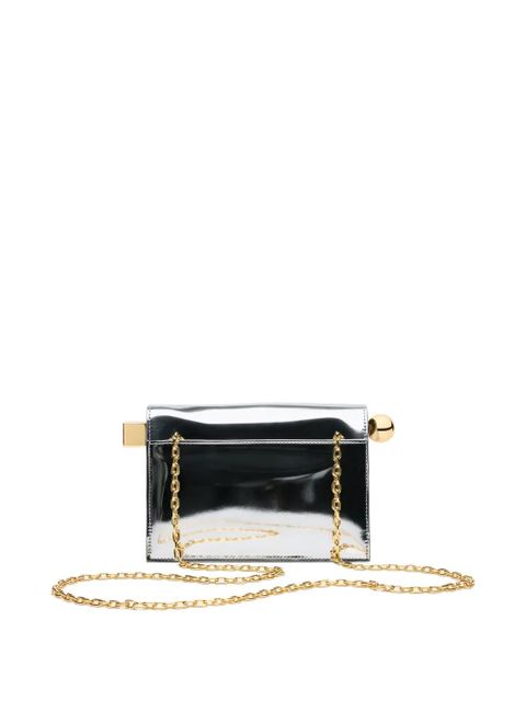 Jacquemus small Rond Carré clutch bag - Silver - zdjęcie produktu nr 2