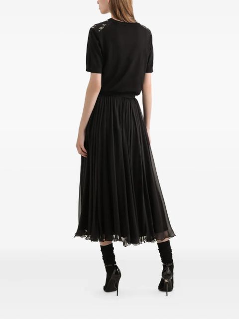 Dolce & Gabbana floral T-shirt - Black