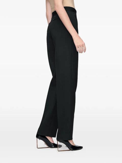 Maison Margiela straight-leg virgin wool trousers - Black