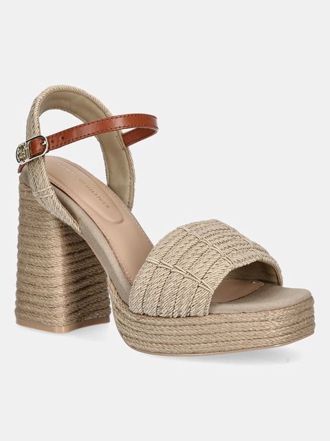 Tommy Hilfiger sandały ROPE HEEL PLATFORM SANDAL - zdjęcie produktu nr 2