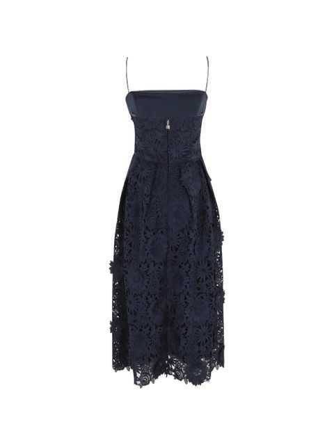 ROTATE BIRGER CHRISTENSEN 3d Lace Flared floral lace dress - Blue - zdjęcie produktu nr 2