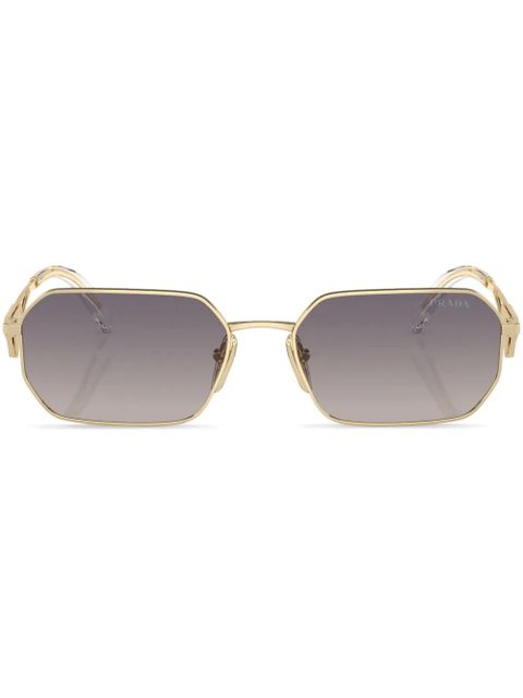 Prada Eyewear rectangle-frame sunglasses - Gold - zdjęcie produktu nr 1