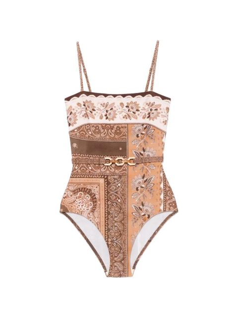 ZIMMERMANN Lucky swimsuit - Brown - zdjęcie produktu nr 1