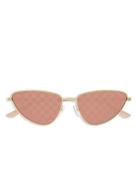 Gucci Eyewear cat-eye sunglasses - Gold - zdjęcie produktu nr 1