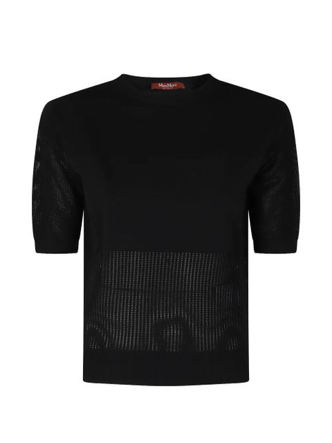 Max Mara crew-neck T-shirt - Black - zdjęcie produktu nr 1
