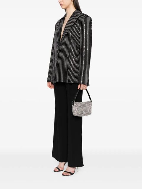 Self-Portrait small Diamante shoulder bag - Silver - zdjęcie produktu nr 2