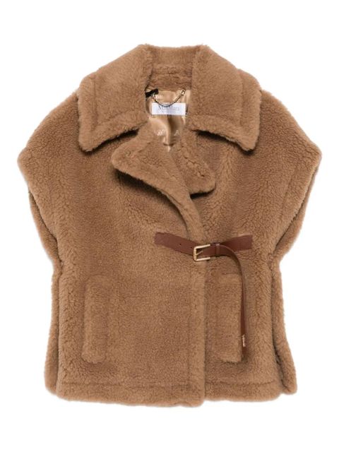 Max Mara Abavo faux-fur cape jacket - Brown - zdjęcie produktu nr 1