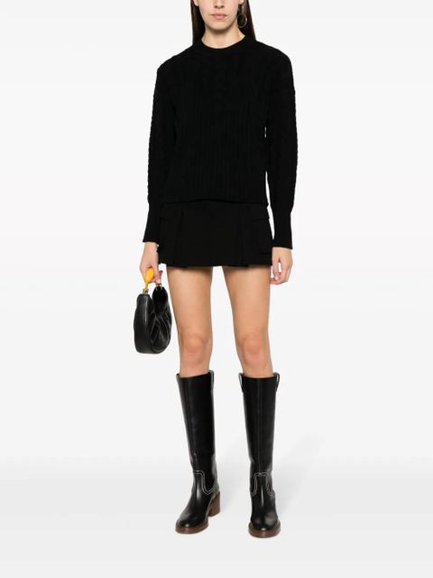 PINKO Armadillo ribbed-knit jumper - Black - zdjęcie produktu nr 2