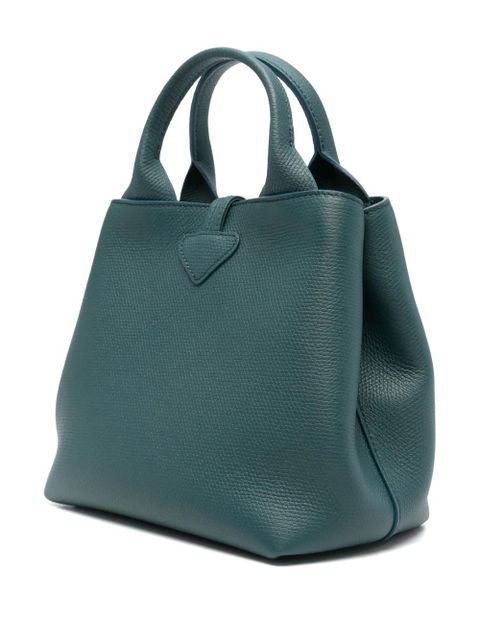 Longchamp small Le Roseau tote bag - Blue - zdjęcie produktu nr 2