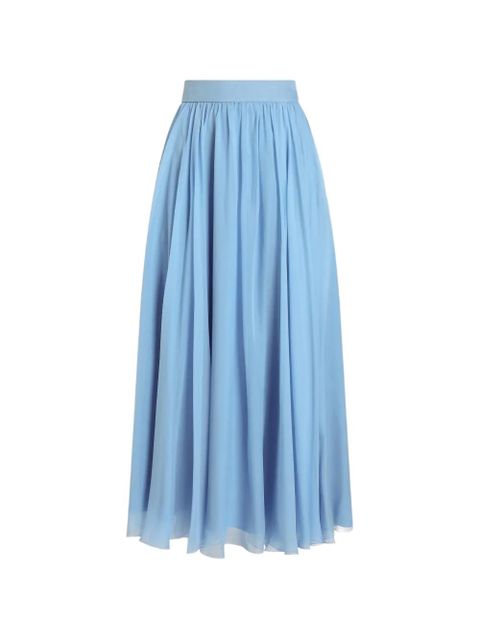 Dolce & Gabbana chiffon circle skirt - Blue - zdjęcie produktu nr 1