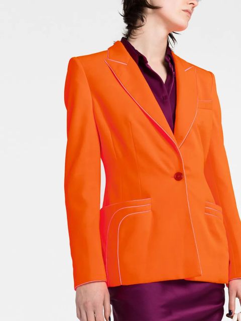 Vivienne Westwood multiple-pocket single-breasted blazer - Orange