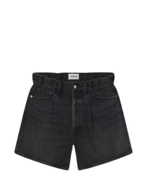AGOLDE Lyonne high-waisted shorts - Black - zdjęcie produktu nr 1