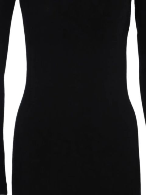 Off-White crystal-tie maxi dress - Black