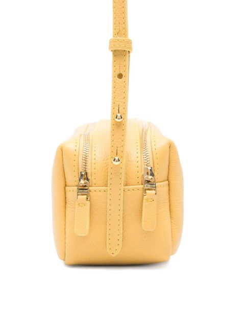 Elleme mini Trousse leather cross body bag - Yellow