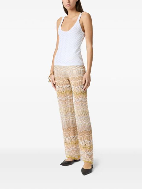 Missoni chevron sequin-embellished trousers - Neutrals - zdjęcie produktu nr 2