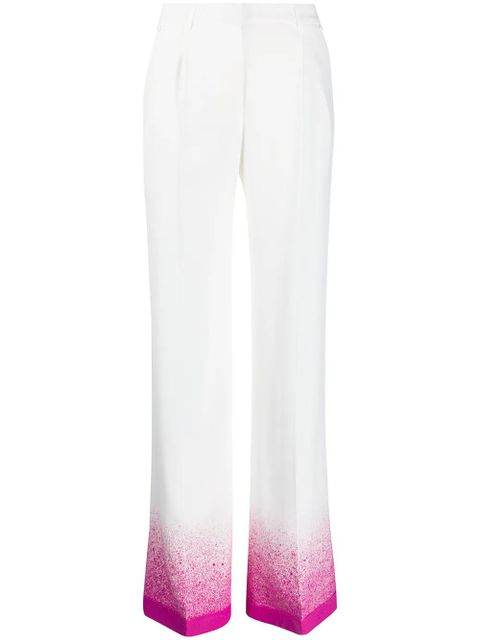 Off-White splatter-effect palazzo pants - zdjęcie produktu nr 1