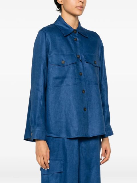 Weekend Max Mara Pomposa button-up shirt - Blue