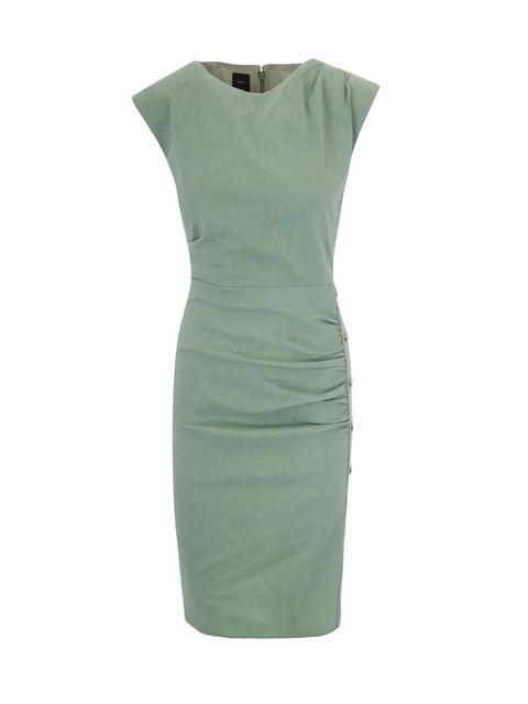 PINKO ruched midi dress - Green - zdjęcie produktu nr 1