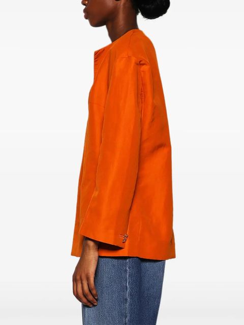 Givenchy open-front blouse - Orange