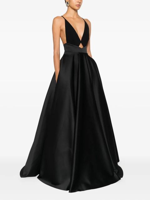 Solace London Avallon maxi dress - Black