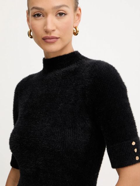 Morgan sukienka RMORIK kolor czarny mini dopasowana RMORIK