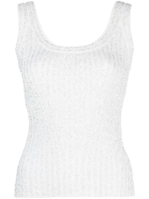 Missoni sequin-embellished ribbed top - White - zdjęcie produktu nr 1