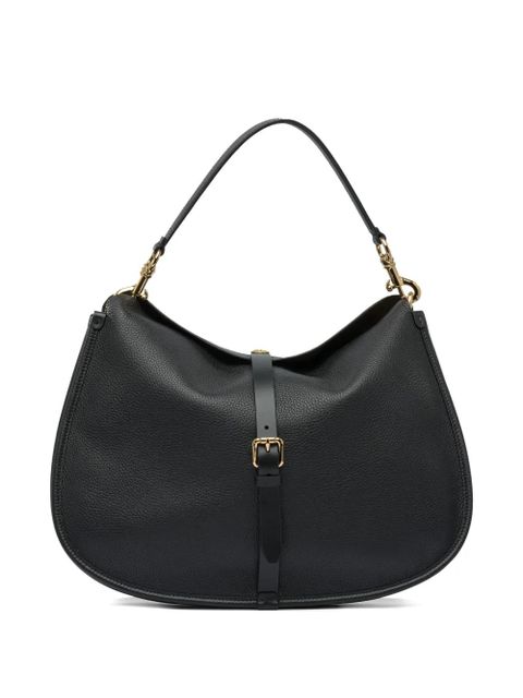 ETRO buckle-fastening leather shoulder bag - Black - zdjęcie produktu nr 1