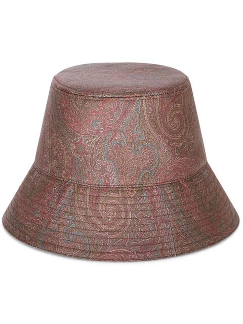 ETRO paisley-print bucket hat - Red - zdjęcie produktu nr 1