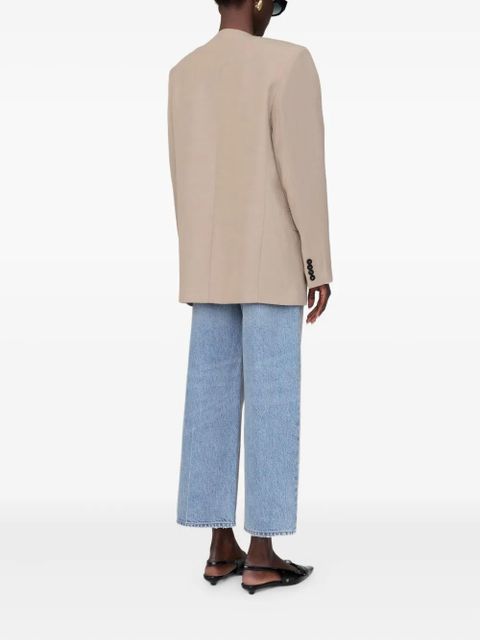 ANINE BING Maron double-breasted blazer - Neutrals