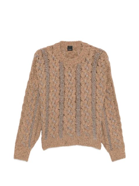 PINKO cable-knit sweater - Neutrals - zdjęcie produktu nr 1