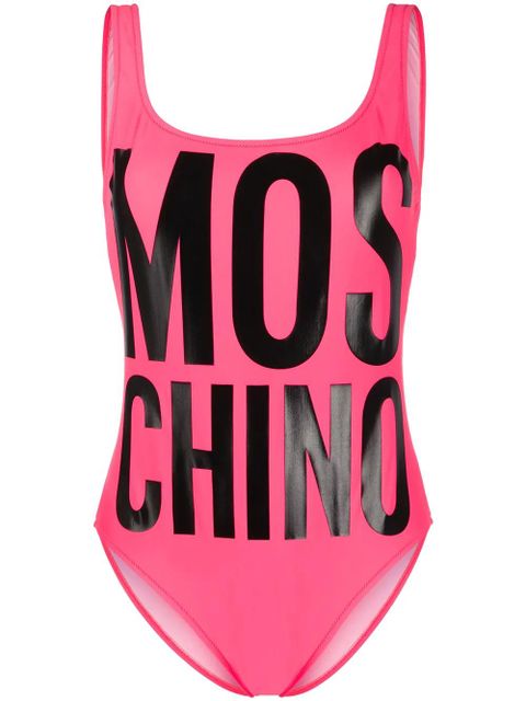 Moschino logo print swimsuit - Pink - zdjęcie produktu nr 1