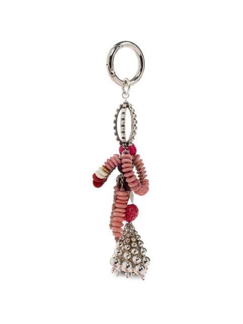 ISABEL MARANT beaded-embellishment keyring - Silver