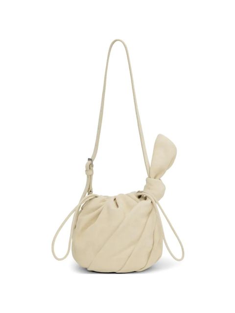 ROTATE BIRGER CHRISTENSEN Bon Bon suede bucket bag - Neutrals - zdjęcie produktu nr 1