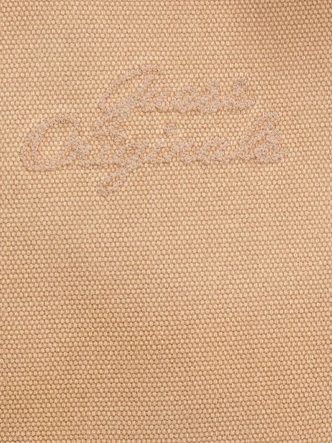 Guess Originals kurtka jeansowa kolor brązowy przejściowa W5BN80 WG163