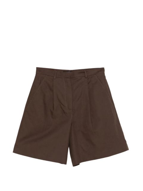 Weekend Max Mara pleatd bermuda shorts - Brown - zdjęcie produktu nr 1