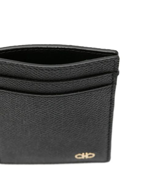 Ferragamo logo-plaque wallet - Black