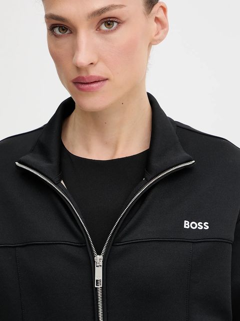 BOSS bluza damska kolor czarny gładka 50544177 - zdjęcie produktu nr 2