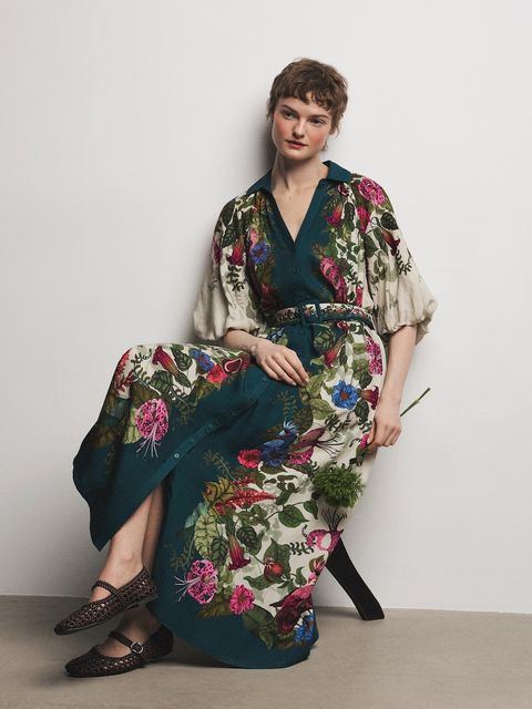 Medicine sukienka rozkloszowana z wiskozą - zdjęcie produktu nr 2