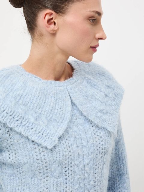 Medicine sweter damski kolor niebieski