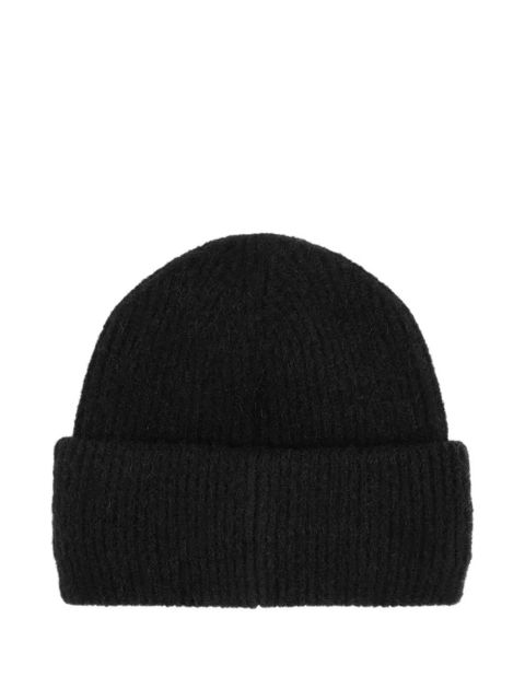 ROTATE BIRGER CHRISTENSEN logo-patch beanie hat - Black - zdjęcie produktu nr 2