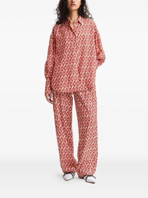 Essentiel Antwerp Ihedford printed shirt - Orange