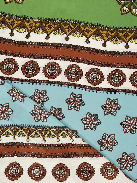 ALEMAIS floral-pattern midi dress - Green